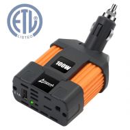 Ampeak 100W Car Power Inverter DC 12V to 110V AC Converter with 2.1A USB Car Adapter