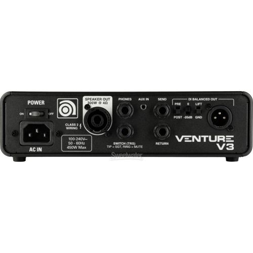  Ampeg Venture V3 300-watt Bass Head