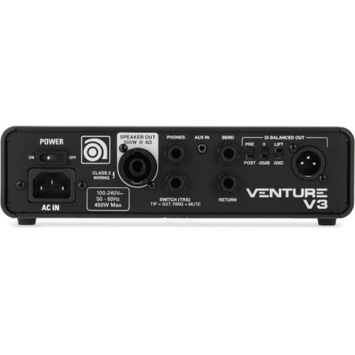  Ampeg Venture V3 300-watt Bass Head Demo