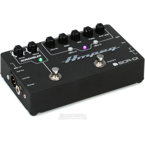  Ampeg SCR-DI Bass Preamp with Scrambler Overdrive Pedal