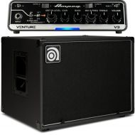 Ampeg Venture V3 300-watt Bass Head and 2x10