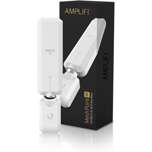  AmpliFi HD WiFi System by Ubiquiti Labs, Seamless Whole Home Wireless Internet Coverage, HD WiFi Router, 2 Mesh Points, 4 Gigabit Ethernet, 1 WAN Port, Ethernet Cable, Replaces Rou