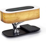[아마존핫딜][아마존 핫딜] Masdio by Ampulla Bedside Lamp with Bluetooth Speaker and Wireless Charger, Table lamp Desk lamp with Sleep Mode Stepless Dimming - - Amazon.com