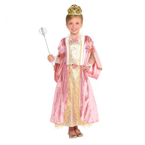  Amscan amscan Girls Princess Rose Costume - Small (4-6) | 2 Ct.