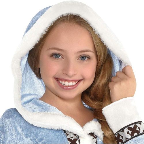  amscan Girls Arctic Princess Costume - Medium (8-10), Multicolor