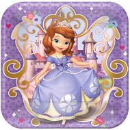 Amscan Square Plates | Disney Sofia The First Collection | Party Accessory