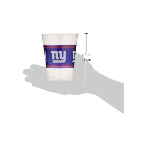  Amscan New York Giants Collection Plastic Party Cups
