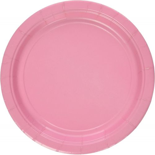  Amscan New Pink Paper Plate Big Party Pack, 50 Ct.