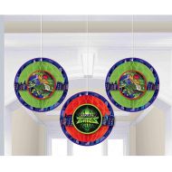 amscan Teenage Mutant Ninja Turtle Printed Hanging Honeycomb Balls - 3pc