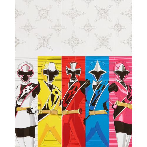  Amscan 571723 Power Rangers Ninja Steel Plastic Table Cover 54 x 961 ct
