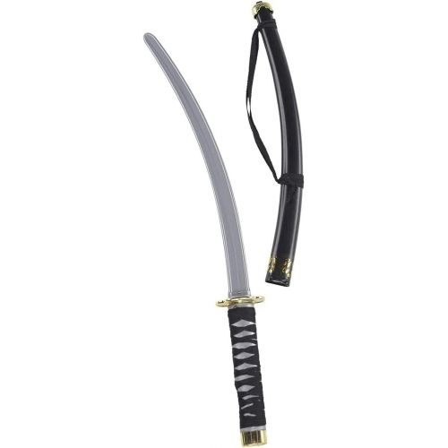  amscan Plastic Ninja Sword - 29 - Black and Silver, 1 Pc