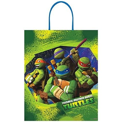 Amscan Teenage Mutant Ninja Turtles Deluxe Plastic Treat Bag