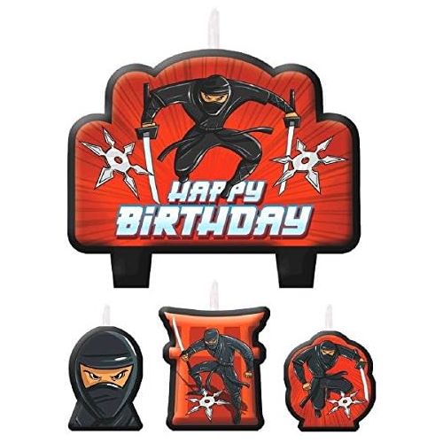  Amscan Ninja Birthday Candle Set