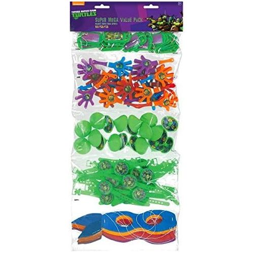  amscan Teenage Mutant Ninja TurtlesParty Supplies Party Favor Pack of 100,Multi Color,24 x 9 1/4