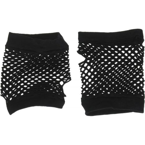  Amscan Black Fishnet Gloves - Short