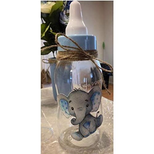  amscan | Party Favors | Baby Bottle Bank | (1 Bottle) 11 1/8 x 4 1/4 | Blue