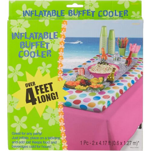  Amscan 393116 Inflatable Party Cooler, 4.5 x 54 x 22, 1 piece