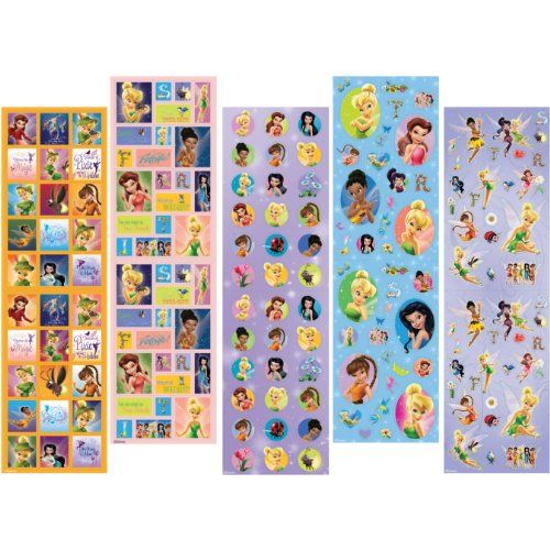  Amscan Disney Fairies Stickers (10 sheets)