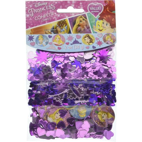  Amscan 361621 Confetti Disney Princess Dream Big Collection 1 pack Party Accessory,Pink,purple,1.2oz.