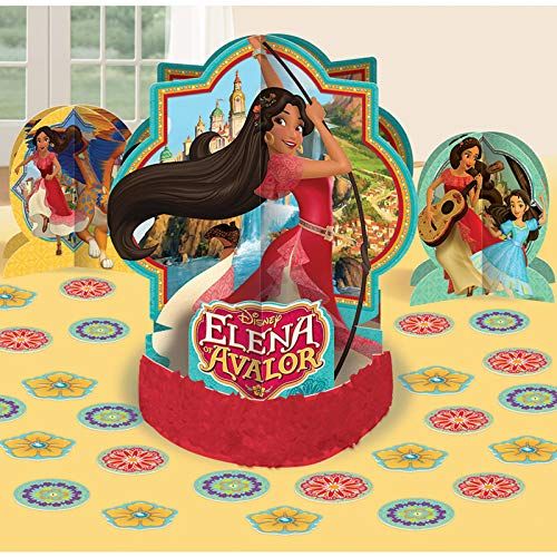  amscan Disney Elena Table Decorating Kit Disney Elena of Avalor Collections 1 Pack, Multicolor Party Accessory