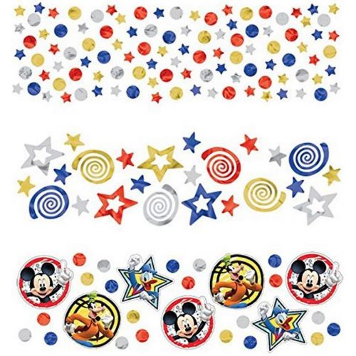  Amscan 361789 Disneyⓒ Mickey on the Go Value Pack Confetti, 1 pack, Party Favor