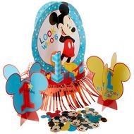 amscan 281833 Disney Mickeys Fun to be One Table Decorating Kit, 1 Pack (23 pcs), Birthday