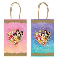 Amscan Disney Princess Assorted Party Kraft Bags, 8.25 H x 5.25 8 Ct.