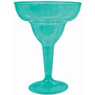 [아마존베스트]Amscan Fun-filled Fiesta Cinco de Mayo Party Assorted Colors Margarita Glasses Tableware, Plastic, 8oz, Pack of 20, 11 oz, Multicolor