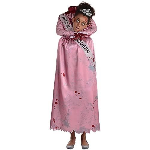  할로윈 용품Amscan Headless Prom Queen Illusion Halloween Costume for Children Includes Dress with Stuffed Structure, Tiara
