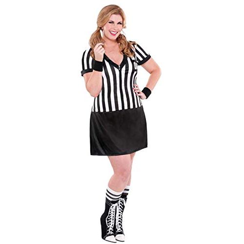  할로윈 용품Amscan 842859 Referee Costume, Adult Plus XX-Large Size, 1 Piece