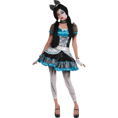  할로윈 용품amscan Shattered Doll Adult Costume