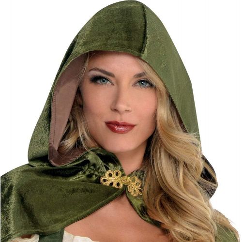  할로윈 용품amscan Adult Lady Robin Hood Costume - Medium (8-10), Multicolor