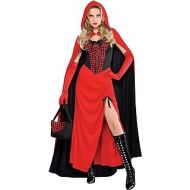 할로윈 용품amscan Adult Enchantress Red Riding Hood Costume - X-Large (14-16)