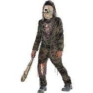 Amscan Suit Yourself Creepy Zombie Costume for Boys, Size Extra-Large, Includes a Pullover Shirt, Matching Pants, and a Mask
