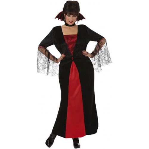  할로윈 용품amscan 841313 Black and Red Vampire Costume, Adult Plus XXL Size, 1 Piece