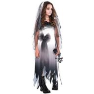 Amscan 848759 Girls Graveyard Bride Costume, Small Size (4-6 Years Old)