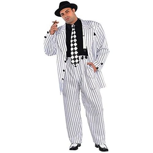  할로윈 용품amscan Adult Pinstripe Daddy Costume Plus Size