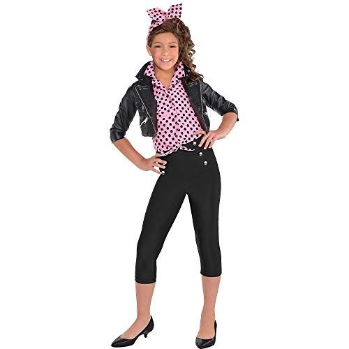 할로윈 용품Amscan Greaser Girl Child 50S Costume