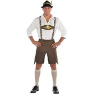 할로윈 용품AMSCAN Suit Yourself Mr. Oktoberfest Costume for Adults, Plus Size, Includes Lederhosen, a Shirt, a Hat, Knee Socks, and More