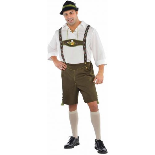  할로윈 용품AMSCAN Suit Yourself Mr. Oktoberfest Costume for Adults, Plus Size, Includes Lederhosen, a Shirt, a Hat, Knee Socks, and More