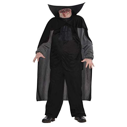  할로윈 용품amscan 845773 Bloody Headless Horseman Costume Adult Plus/Plus Size, Black