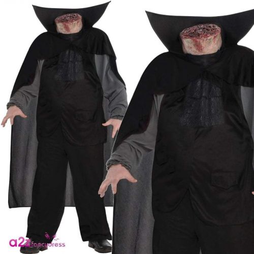  할로윈 용품amscan 845773 Bloody Headless Horseman Costume Adult Plus/Plus Size, Black