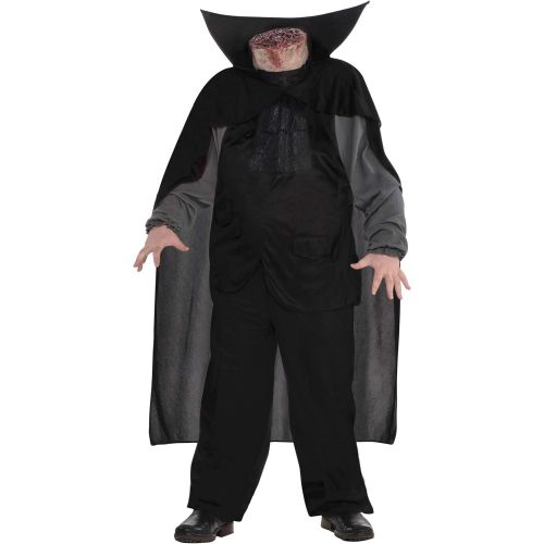  할로윈 용품amscan 845773 Bloody Headless Horseman Costume Adult Plus/Plus Size, Black