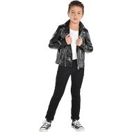 할로윈 용품Amscan Boy Grease T-Birds Costume Jacket- Standard Size, Multicolor, Small/Medium
