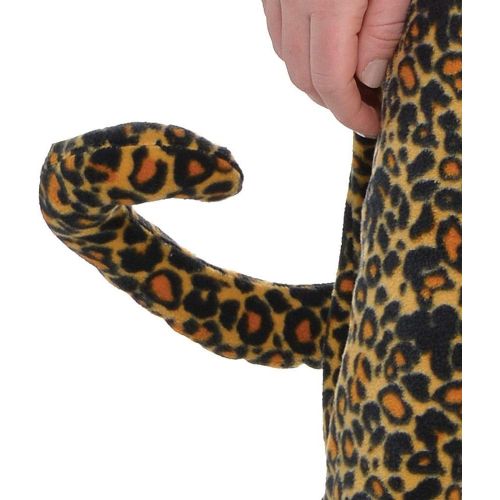  할로윈 용품Amscan 848704 Adult Zipster Leopard One Piece Costume Plus Size
