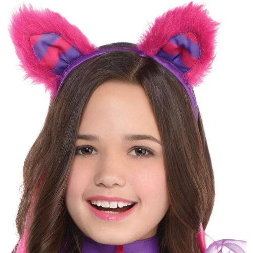  할로윈 용품Amscan 847245 Girls Cheshire Cat Costume, Medium Size (8-10 Years Old)