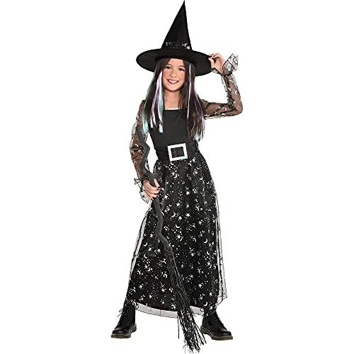  할로윈 용품Amscan Cosmic Witch Halloween Costume for Kids Includes Dress with Attached Belt and Hat