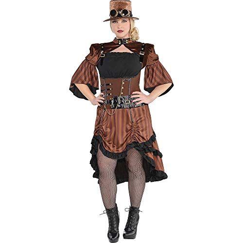  할로윈 용품Amscan 847795 Adult Steamy Dreamy Steampunk Costume - Plus XXL (18-20) 1 set