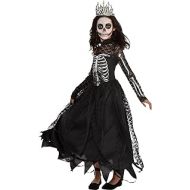 할로윈 용품Amscan Undead Princess Halloween Costume for Kids, with Dress and Crown