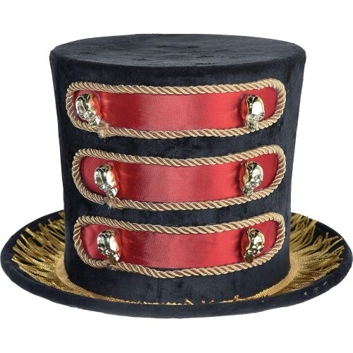  할로윈 용품amscan Party City Showman Top Hat Halloween Costume Accessory for Adults, One Size, Mulitcolor (8404119)